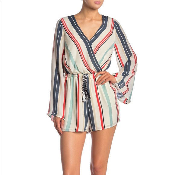 Cupcakes & Cashmere Caprice Stripe Romper - Picture 5 of 8